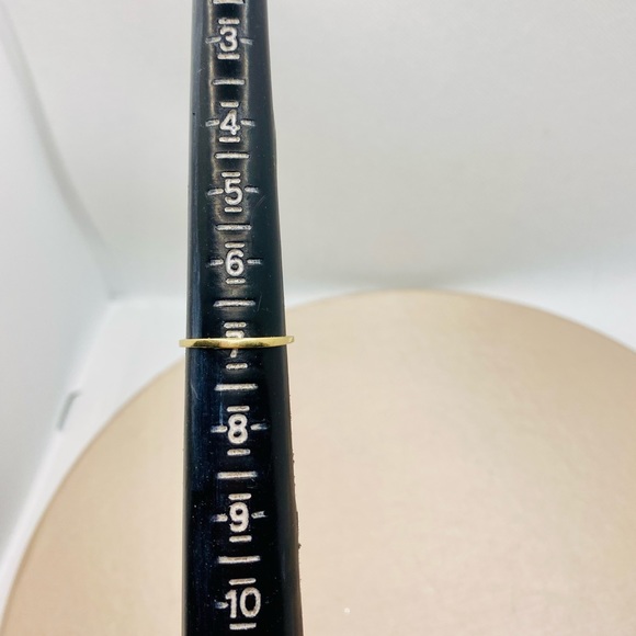 EUC Estate 10k Yellow Gold Genuine Multi-Colored Gemstone & Diamond Flower Ring - Picture 16 of 17